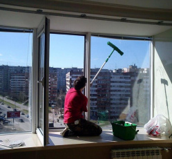 Мытье окон в однокомнатной квартире Лениногорск